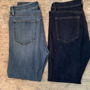 Pair of Ann Taylor The Skinny Curvy Fit Jeans
